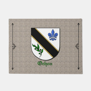 Ochoa Historical Shield on Cobblestone Doormat