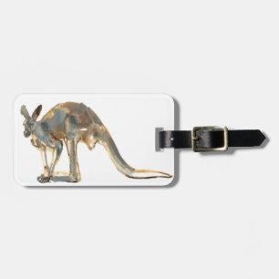 Ochre Dusted Luggage Tag