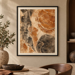 Ochre Excavation Art Print