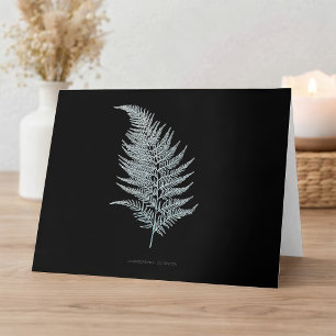 Ochre Fern Frond, Gymnogramma Ochracea Thank You Card