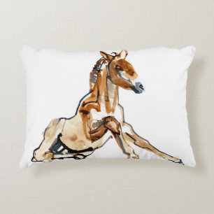 Ochre Foal Accent Pillow