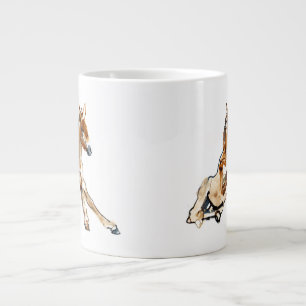 Ochre Foal Large Coffee Mug