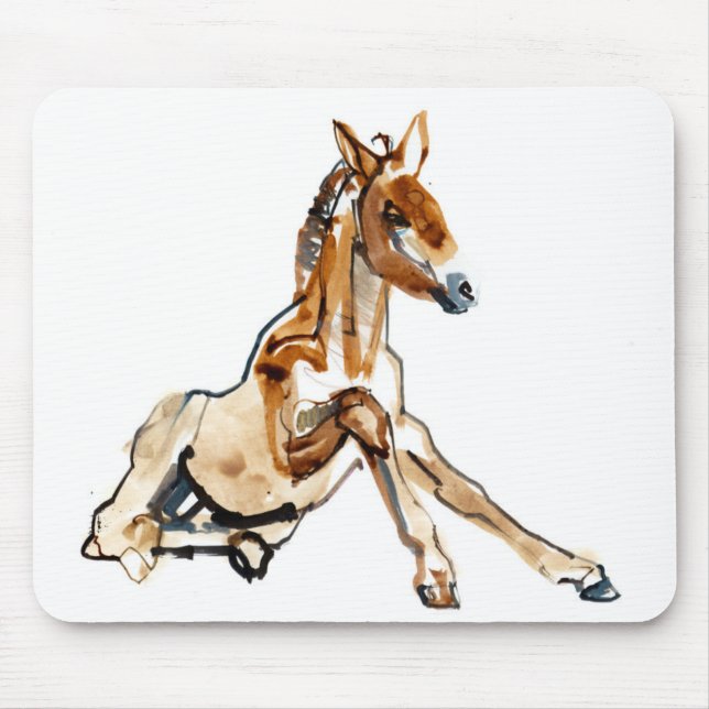 Ochre Foal Mouse Pad (Front)