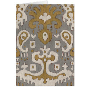 Ochre Ikat I