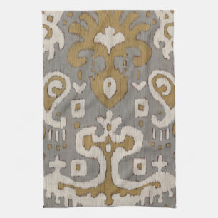 Ochre Ikat I Kitchen Towel