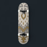 Ochre Ikat II Skateboard<br><div class="desc">Patterns</div>