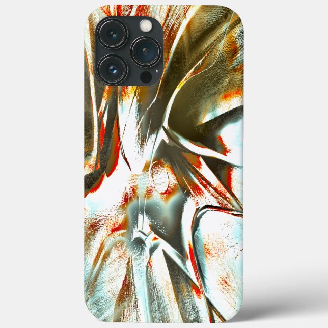 Ochre texture with pixelated kink and scratches th Case-Mate iPhone case (Back)