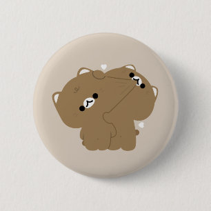Ocicat Cat Couple 2 Inch Round Button