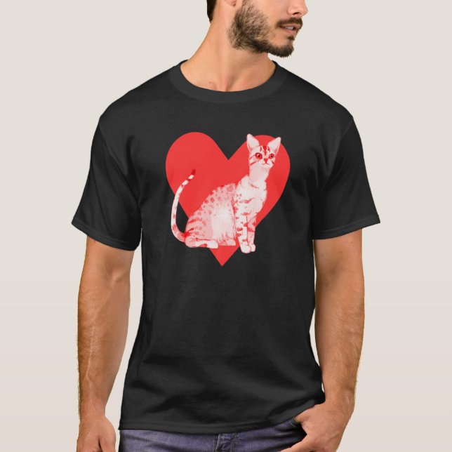 Ocicat Cat T-Shirt (Front)