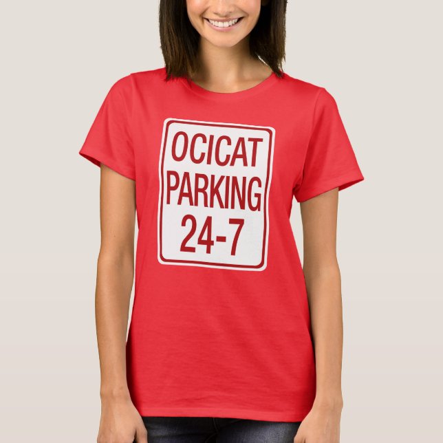 Ocicat Parking T-Shirt (Front)
