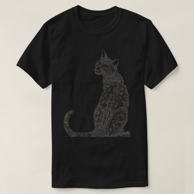 Ocicat Tabby Cat T-Shirt (Design Front)