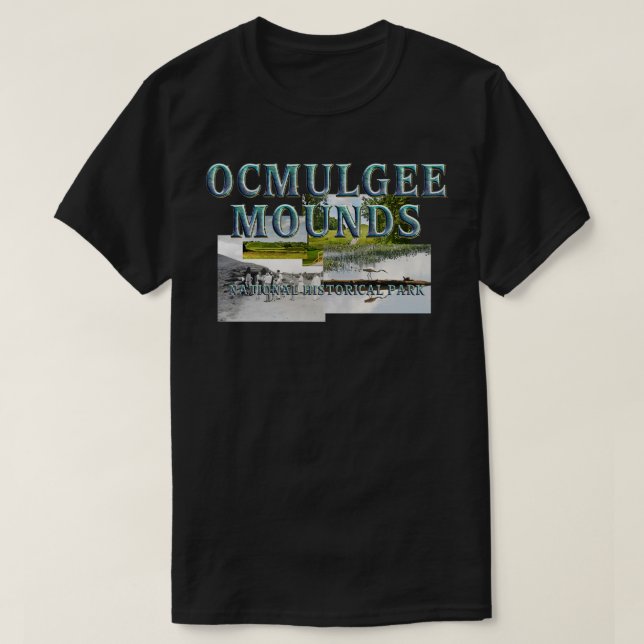 Ocmulgee Mounds TShirt (Design Front)