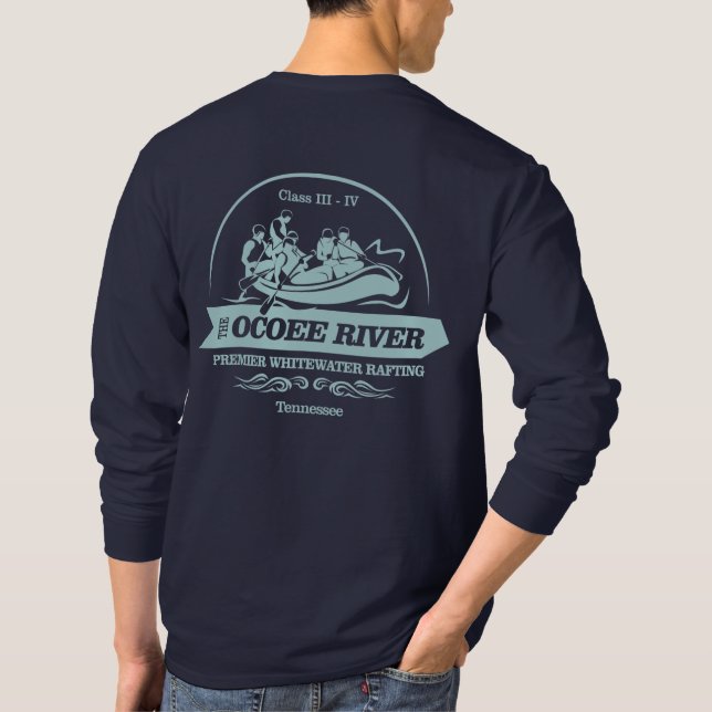 Ocoee River (rafting2) T-Shirt (Back)