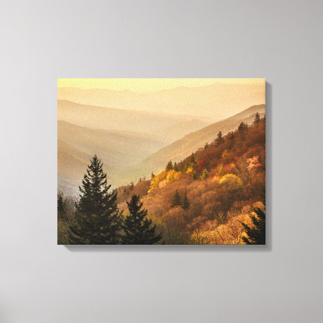 Oconaluftee Valley Overlook | North Carolina Canvas Print (Front)