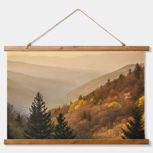 Oconaluftee Valley Overlook   North Carolina Hanging Tapestry