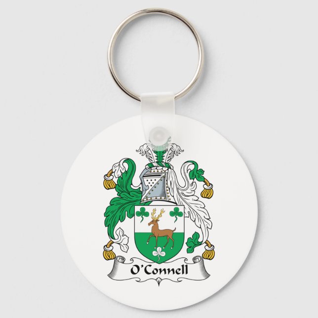 O'Connell Family Crest Keychain (Front)