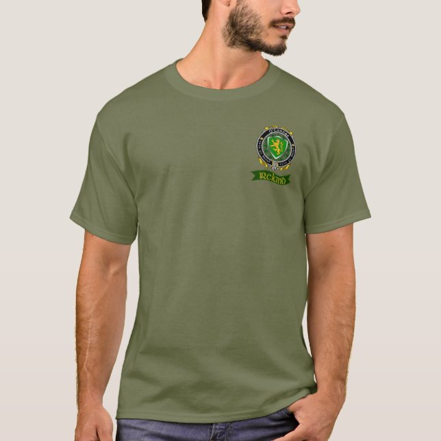 O'Connor/Connor (Kerry) Personalized Irish Shield  T-Shirt (Front)