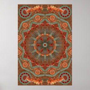 Ocotillo Mandala 1 Poster
