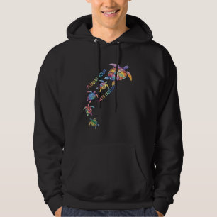 Ocracoke Beach North Carolina Sea Turtle Lover Vac Hoodie
