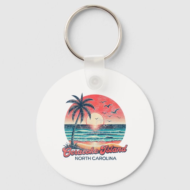 Ocracoke Island  Keychain (Front)
