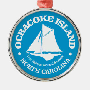 Ocracoke Island (sloop) Metal Ornament
