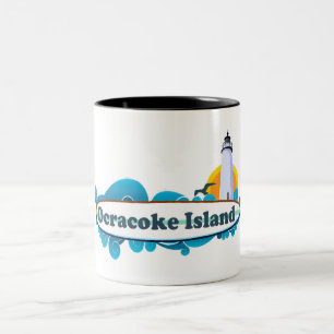 Ocracoke Island. Two-Tone Coffee Mug