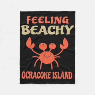 Ocracoke Island Vacation - North Carolina Family T Fleece Blanket