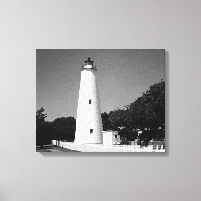 Ocracoke Lighthouse Canvas Print (Front)