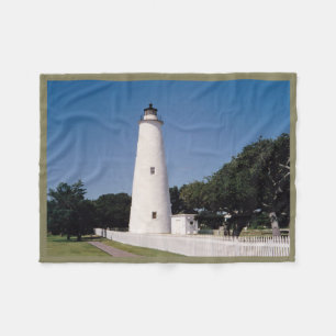 Ocracoke Lighthouse Fleece Blanket