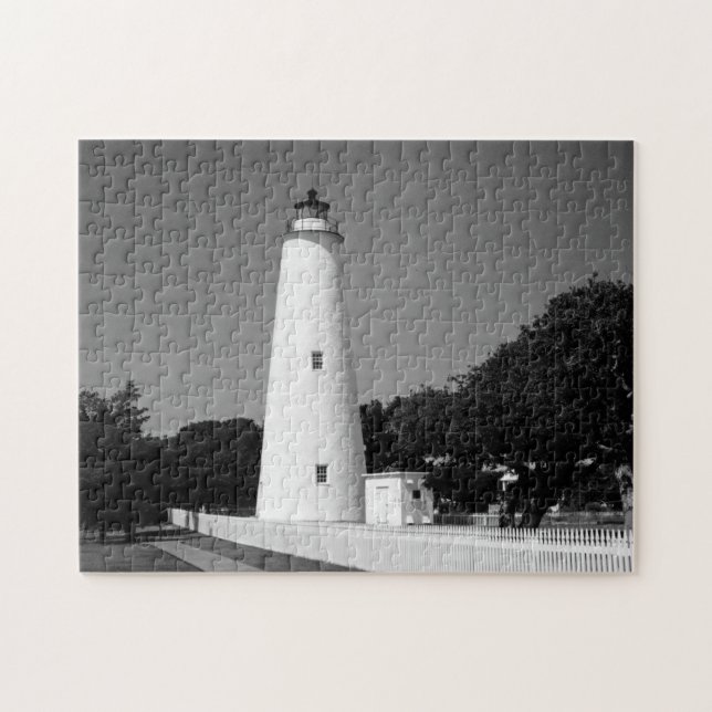Ocracoke Lighthouse Jigsaw Puzzle (Horizontal)