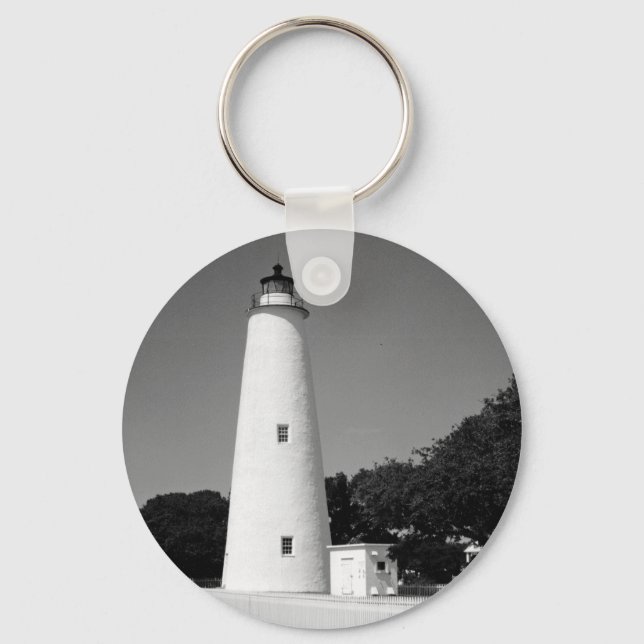 Ocracoke Lighthouse Keychain (Front)
