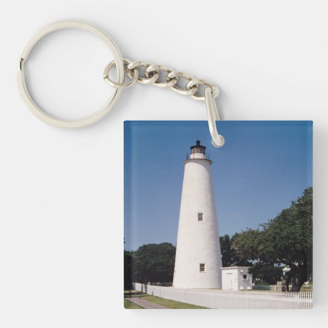 Ocracoke Lighthouse Keychain (Front)