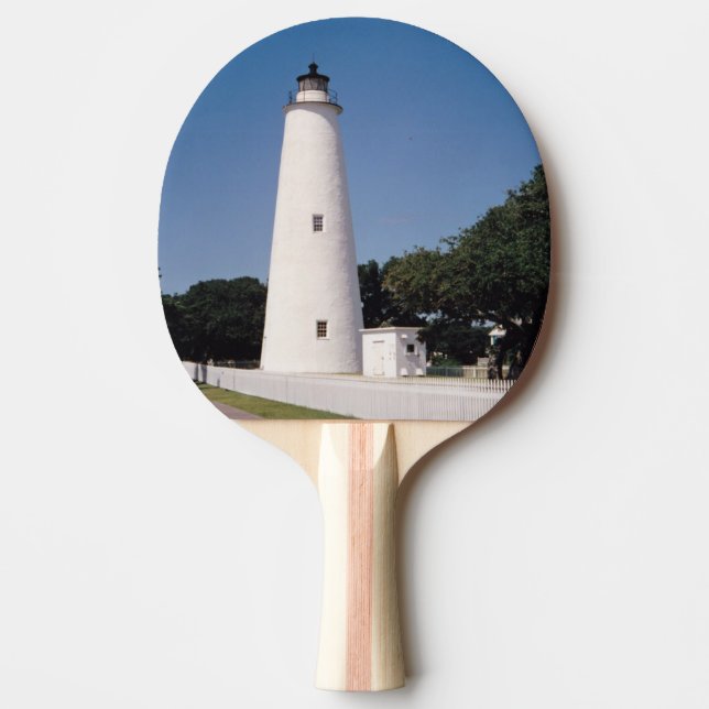 Ocracoke Lighthouse Ping Pong Paddle (Front)