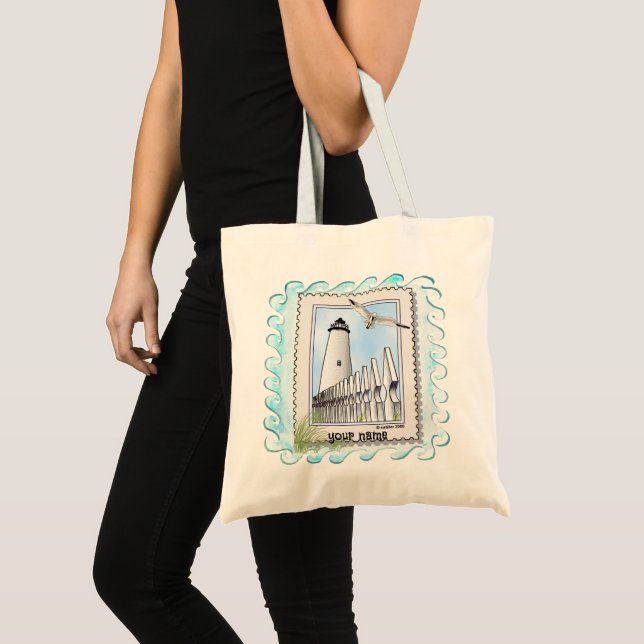 Ocracoke Lighthouse  Tote Bag (Front (Product))