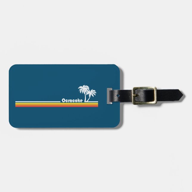 Ocracoke North Carolina Luggage Tag (Front Horizontal)