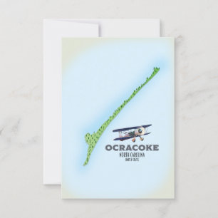 Ocracoke North Carolina USA map