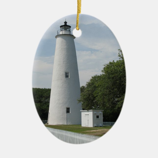 Ocracoke, ornement de phare de la Caroline du Nord (Devant)