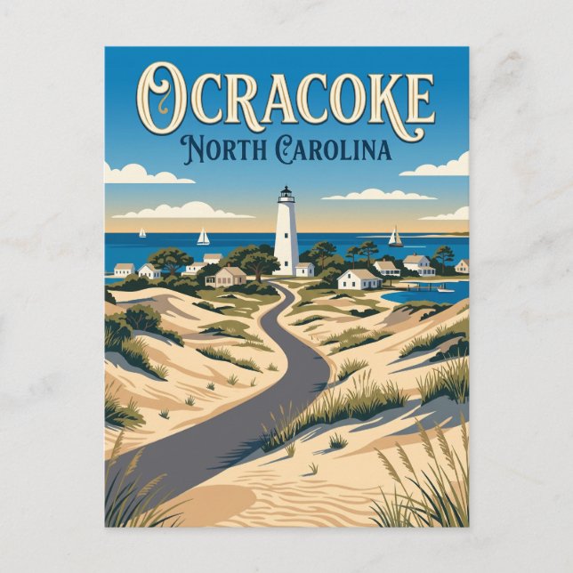 Ocracoke USA Postcard (Front)