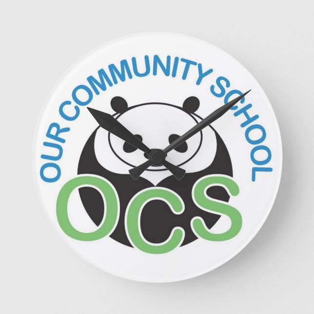 OCS Logo Wall Clock (Front)