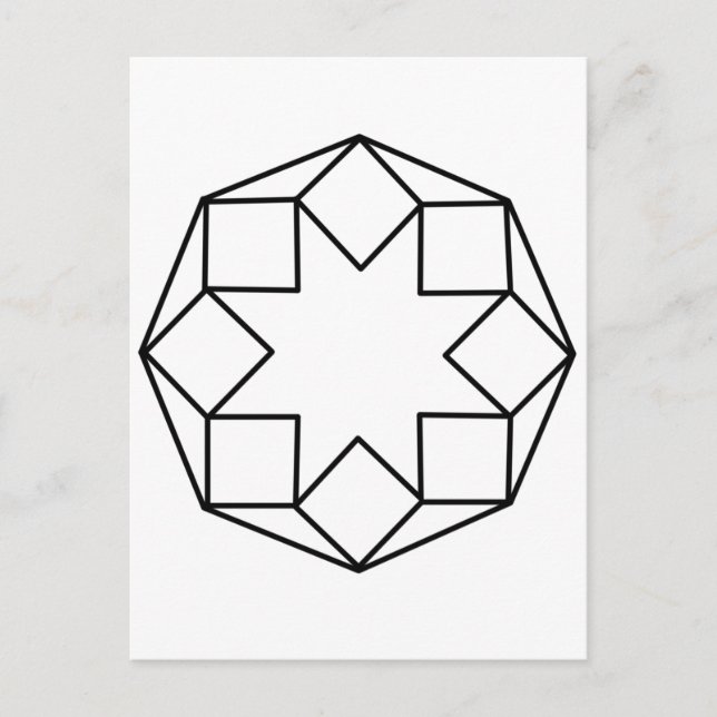 Octagon Square Postcard (Front)