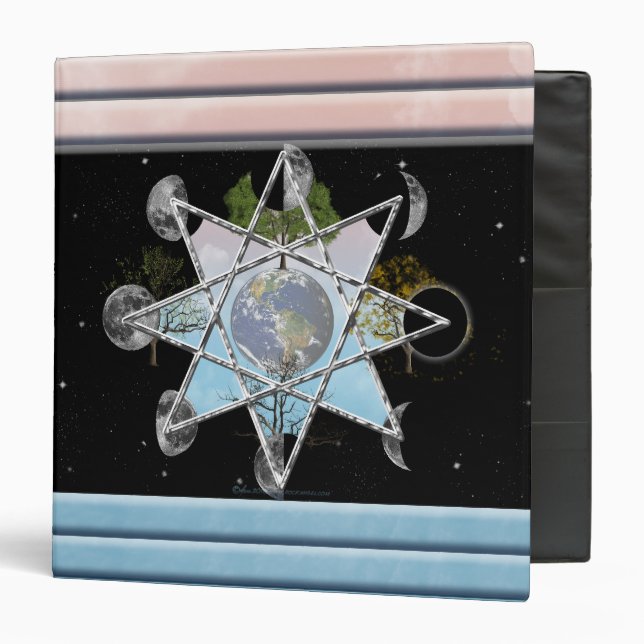 Octagram Wheel of the Year Binders (Front/Inside)