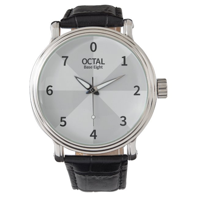 Octal Clock Base Eight Watch (Front)