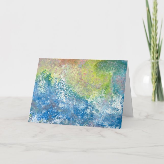 Octavia Greeting Card by Iris Grace Painting (Front)