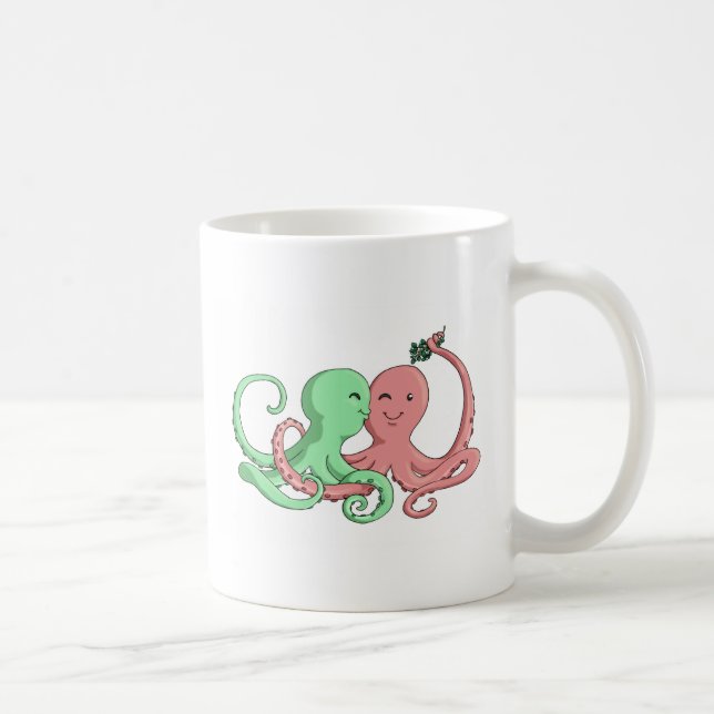 Octi Mistletoe Coffee Mug (Right)