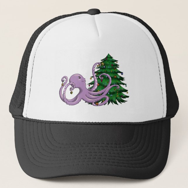 Octi Tree Trucker Hat (Front)