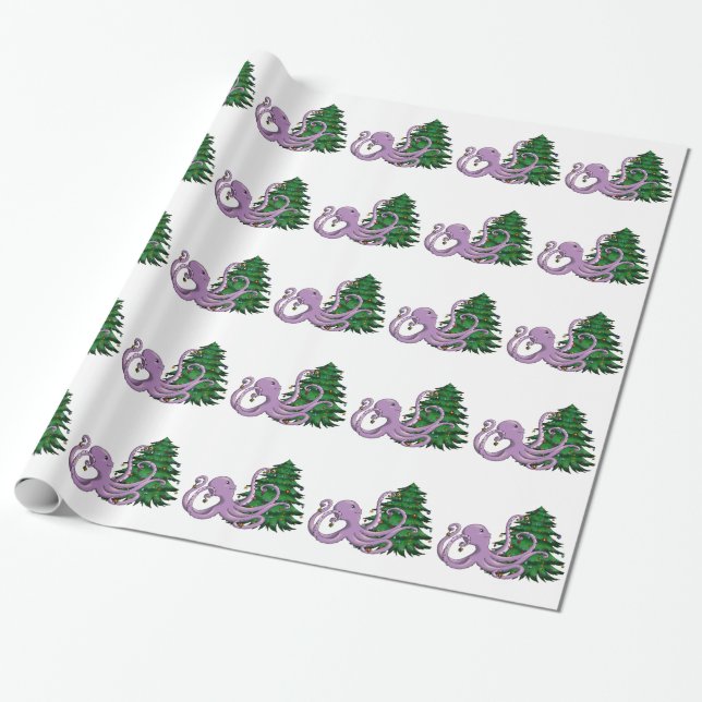 Octi Tree Wrapping Paper (Unrolled)