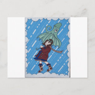 Octibrella! Postcard
