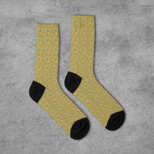 Octo brightener arabesque Moorish tangerine style Socks