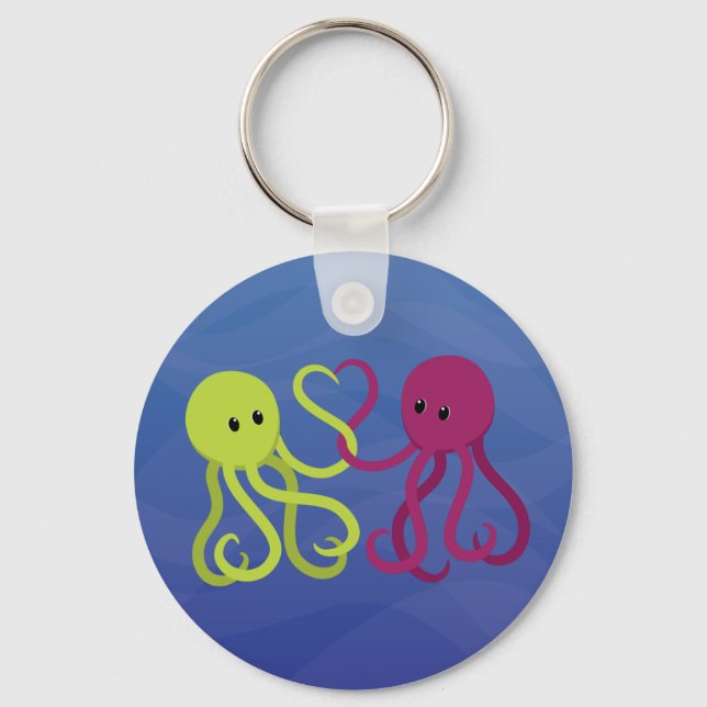 Octo Love Keychain (Front)