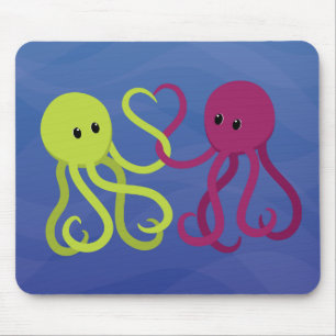 Octo Love Mouse Pad